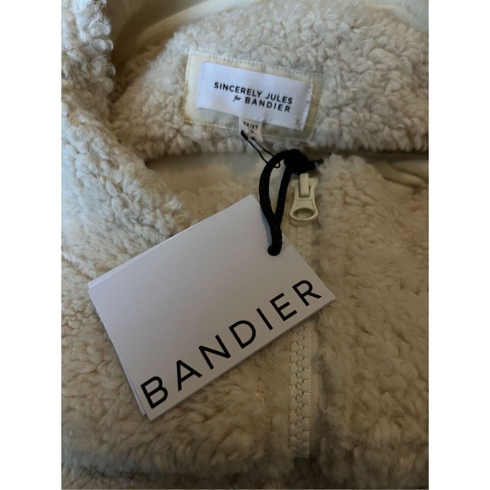 Sincerely Jules Holly Half Zip Cream Sherpa Sweatshirt Jacket 2X - Picture 5 of 6